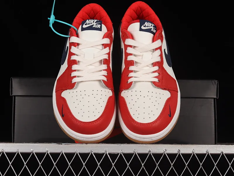All categories Air Jordan Jordan series basketball shoes Air Jordan 1 Low Z version Air Jordan 1 Low OG "Shattered Backboard" AJ1 Joe 1 customized version white buckle shredded low-top basketball shoes CZ0790-100